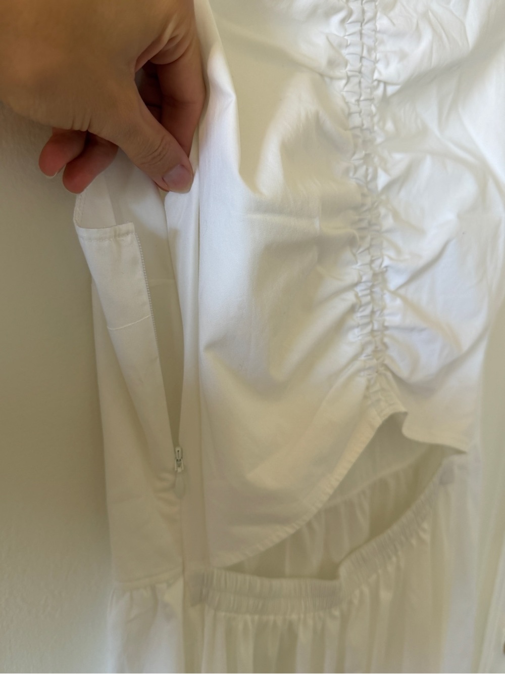 COS White Tiered Maxi Dress with Back Cutout - Picture 9 of 10